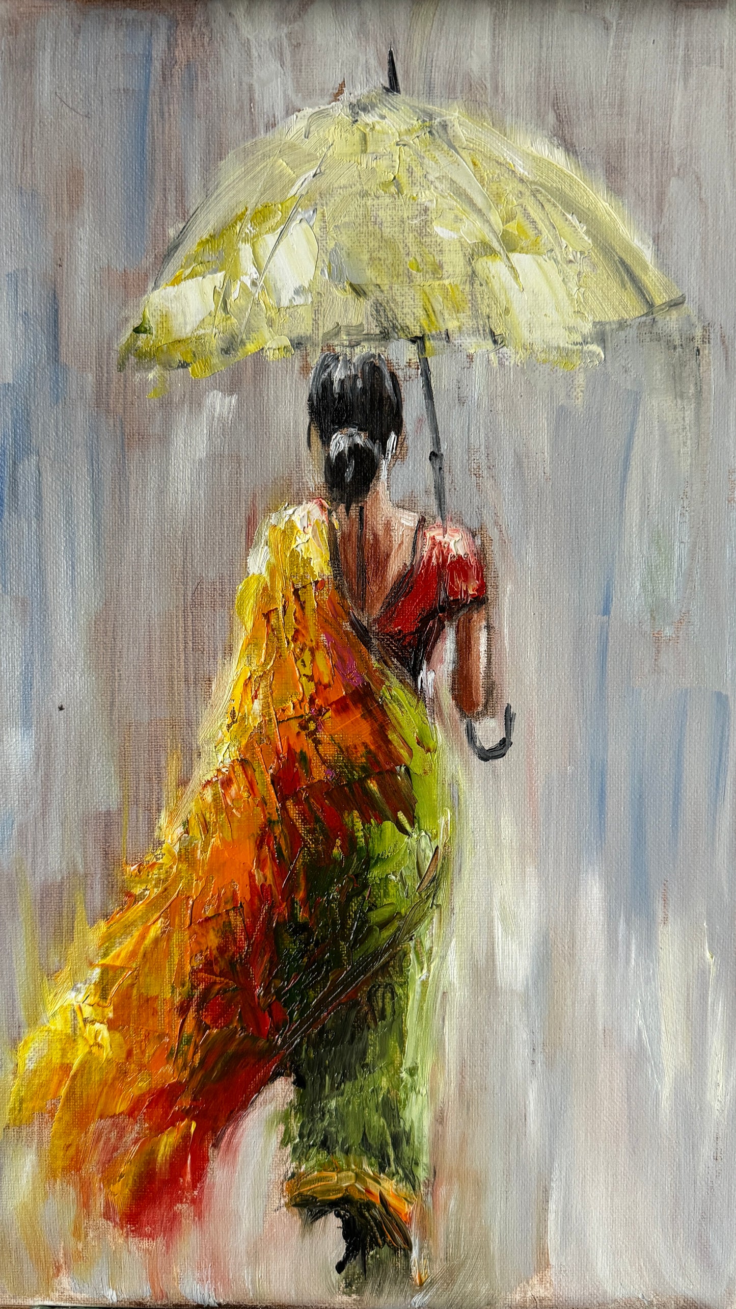 Women in the Rain